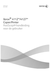 Xerox 4127 Handleiding Voor De Gebruiker