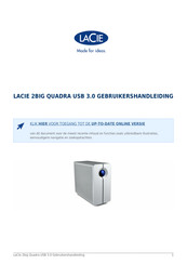 LaCie 2BIG QUADRA USB 3.0 Gebruikershandleiding