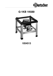 Bartscher 1054513 Gebruiksaanwijzing