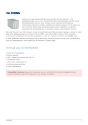 LaCie 2big Thunderbolt 2 Gebruikershandleiding