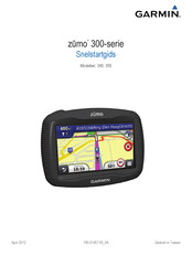 Garmin zumo 300 Series Snelstartgids