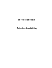 Carestream DENTAL CS 9000 3D Gebruikershandleiding