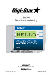 DIGI-STAR SW300 Gebruikershandleiding