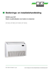 REMKO RXT 685 DC Bedienings- En Installatiehandleiding