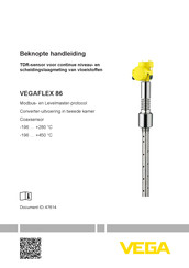 Vega FLEX 86 Beknopte Handleiding