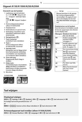 Gigaset A150A Handleiding