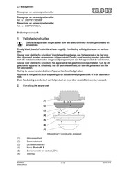 Jung DWPM17360WW Bedieningsvoorschrift