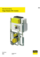 Viega Steptec-WC-module Gebruiksaanwijzing