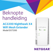 NETGEAR EX7300 Beknopte Handleiding