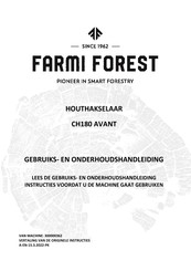 Farmi Forest CH180 AVANT Gebruiks- En Onderhoudshandleiding