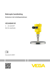 Vega BAR 81 Beknopte Handleiding