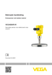 Vega BAR 81 Beknopte Handleiding