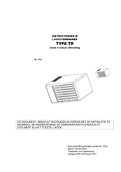 Kiwa TR80 Instructieboekje