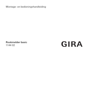 Gira 1144 02 Montage- En Bedieningshandleiding