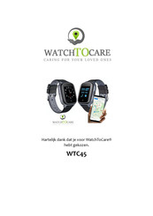 WatchToCare WTC45 Gebruiksaanwijzing