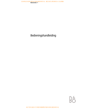 Bang & Olufsen BeoCenter 1 Bedieningshandleiding