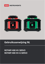 Ada ROTARY 400 HV-G SERVO Gebruiksaanwijzing