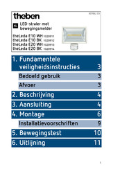 Theben theLeda E20 WH Bedieningshandleiding