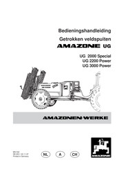 Amazone UG 2000 Special Bedieningshandleiding