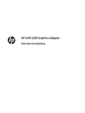 HP UHD USB Graphics Adapter Gebruikershandleiding