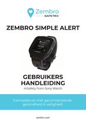 Sony SAFETRX Zembro Simple Alert Gebruikershandleiding