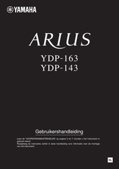 Yamaha ARIUS YDP-143 Gebruikershandleiding