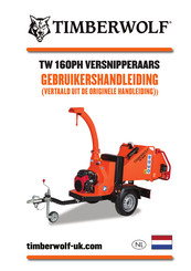 Timberwolf TW 160PH Gebruikershandleiding