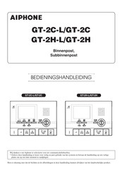 Aiphone GT-2C-L Bedieningshandleiding