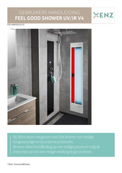 Xenz FEEL GOOD SHOWER UV/IR V4 Gebruikershandleiding