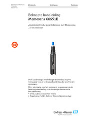 Endress+Hauser Memosens COS51E Beknopte Handleiding