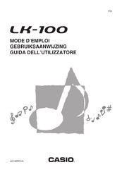 Casio LK-100 Gebruiksaanwijzing