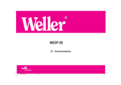 Weller WECP-20 Gebruiksaanwijzing