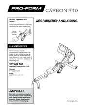 Pro-Form PFRW98920-INT.0 Gebruikershandleiding