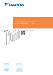 Daikin Altherma 3 H HT F+W ETVX16S23EA6V Uitgebreide Handleiding Voor De Installateur