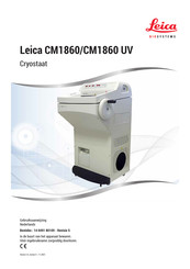 Leica BIOSYSTEMS CM1860 Gebruiksaanwijzing