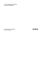 Gira 834 Plus Verkorte Handleiding