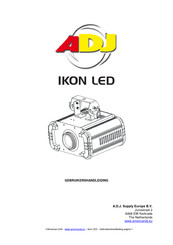 ADJ IKON LED Gebruikershandleiding