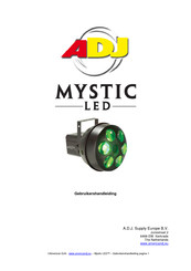 ADJ MYSTIC LED Gebruikershandleiding