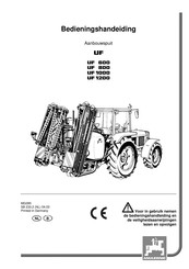 Amazone UF 600 Bedieningshandleiding