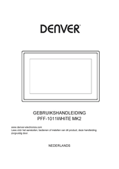 Denver PFF-1011WHITE MK2 Gebruikshandleiding