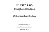 Freedom Scientific RUBY 7 HD Gebruikershandleiding