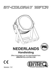 Briteq BT-COLORAY 18FCR Handleiding