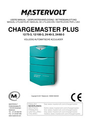 Mastervolt CHARGEMASTER PLUS 12/75-3 Gebruikershandleiding