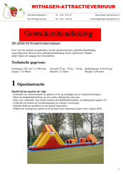 Withagen-Attractieverhuur Kinderhindernisbaan Gebruikershandleiding