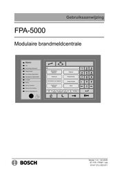 Bosch FPA-5000 Gebruiksaanwijzing