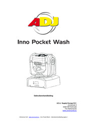 ADJ Inno Pocket Wash Gebruikershandleiding