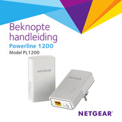 NETGEAR Powerline 1200 Beknopte Handleiding