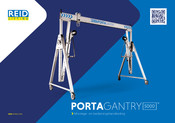 REID LIFTING PORTAGANTRY 5000 Montage- En Bedieningshandleiding