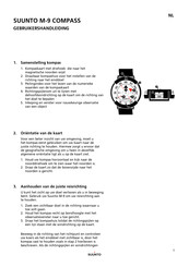 Suunto M-9 COMPASS Gebruikershandleiding