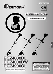 Zenoah BCZ4000DW Gebruiksaanwijzing